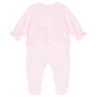Baby Girls Pink Butterfly Babygrow, 1, hi-res