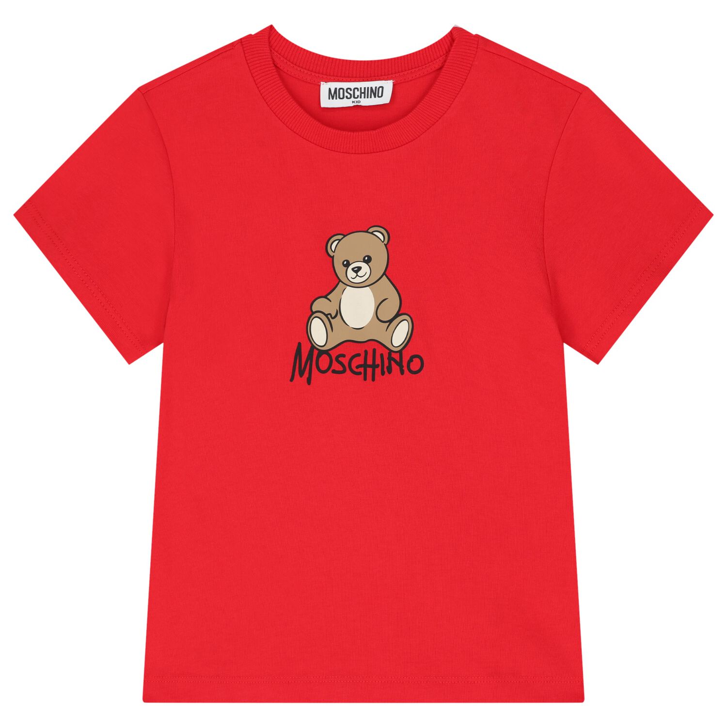 Red Teddy Bear Logo T-Shirt, 2, hi-res