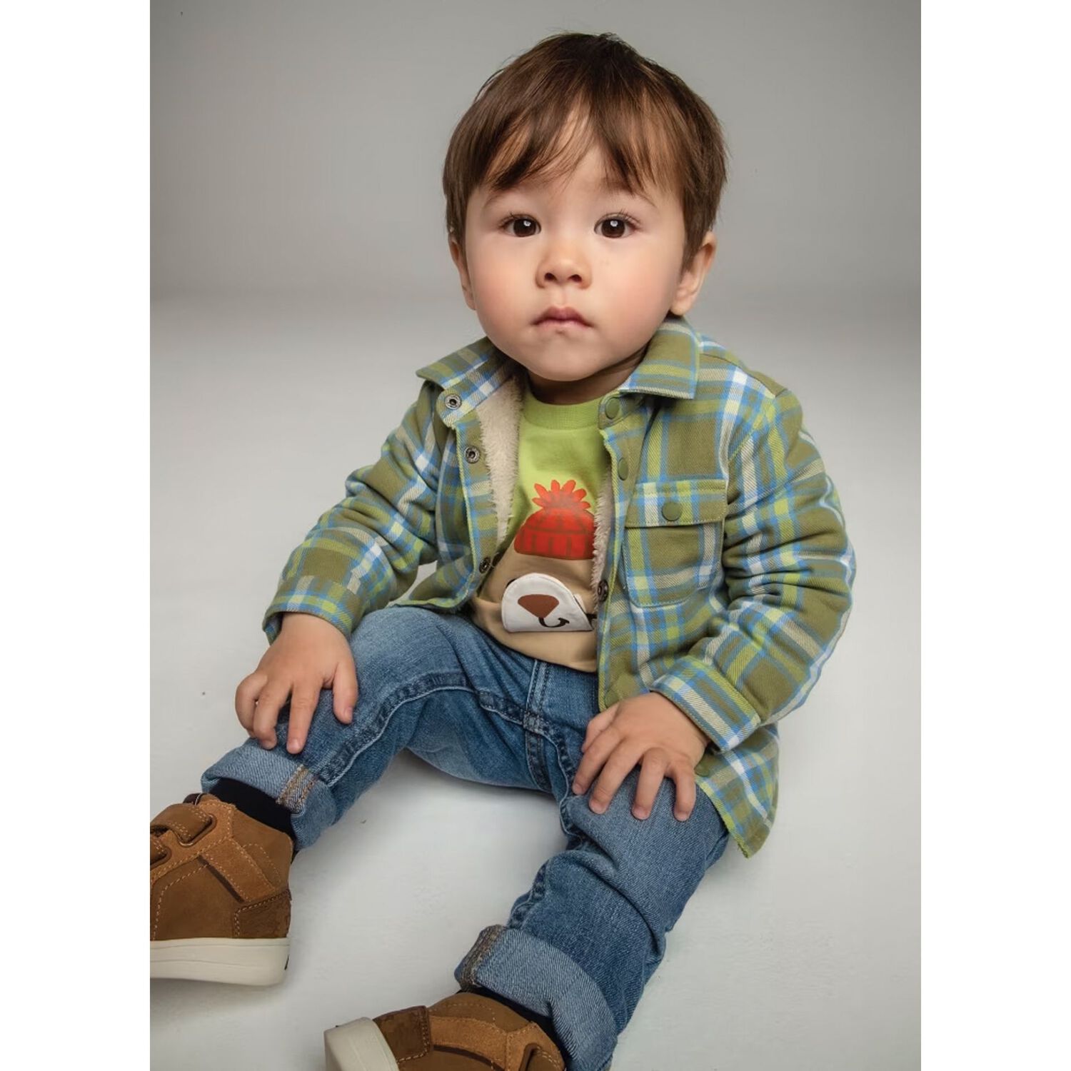 Younger Boys Blue Denim Jeans, 1, hi-res