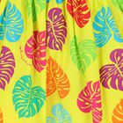 Girls Yellow Palm Leaf Skirt, 1, hi-res