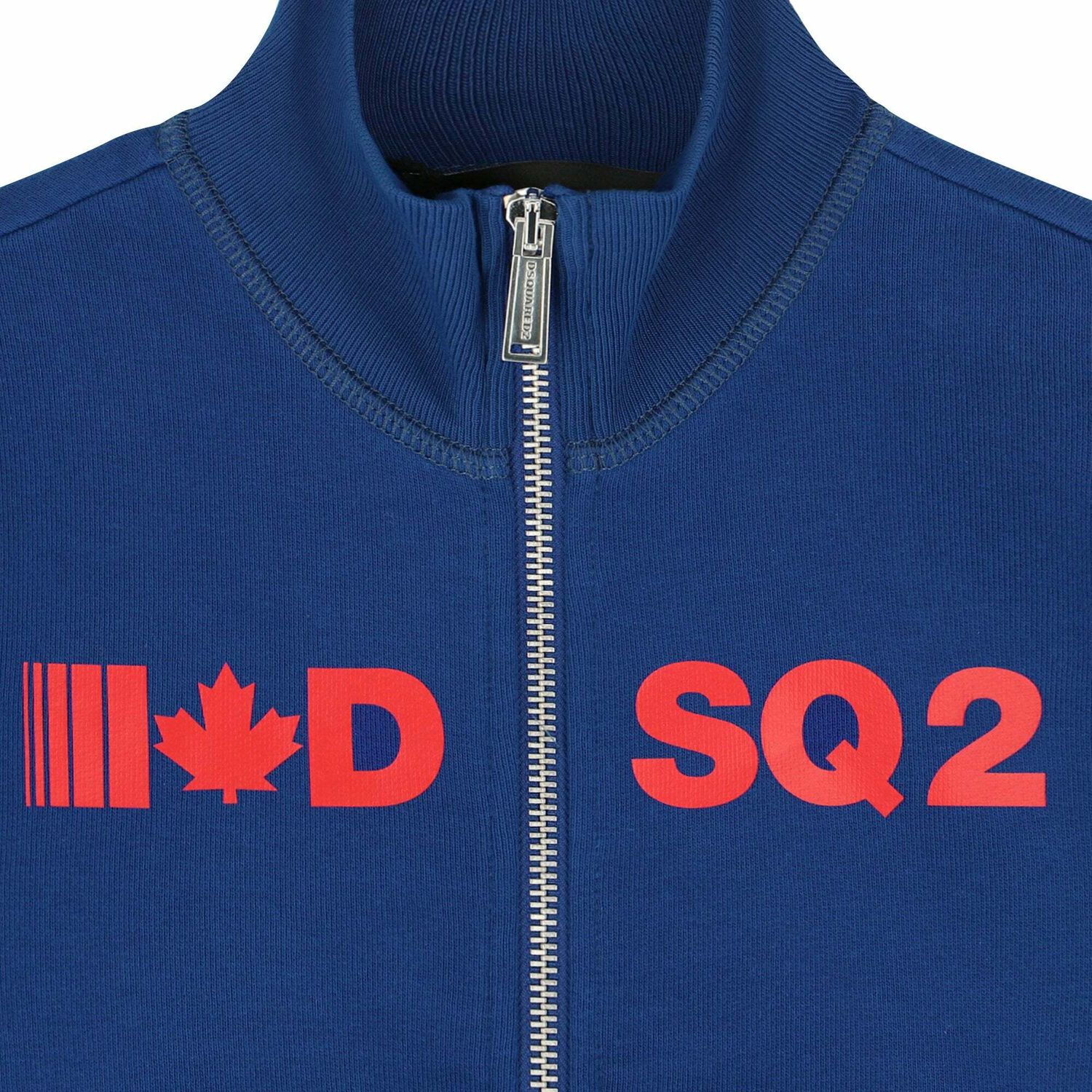 تيشيرت بسحاب يالشعار باللون الازرق للاولاد, 1, hi-res image number null