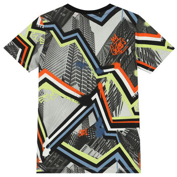 Boys Multi-Colored Logo T-Shirt