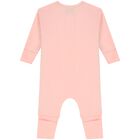 Baby Girls Pink & Beige Romper Gift Set, 3, hi-res