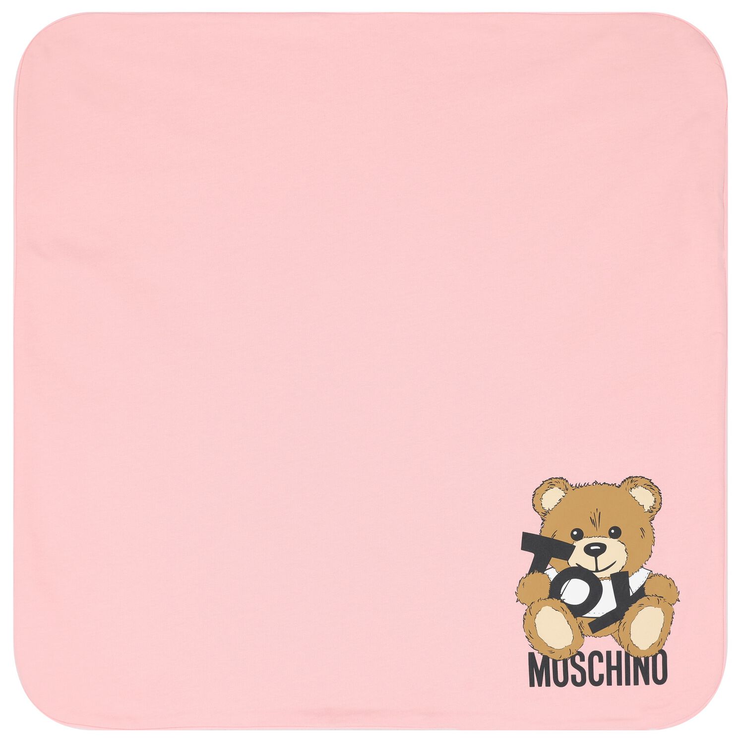 Baby Girls Pink Teddy Bear Logo Blanket, 4, hi-res