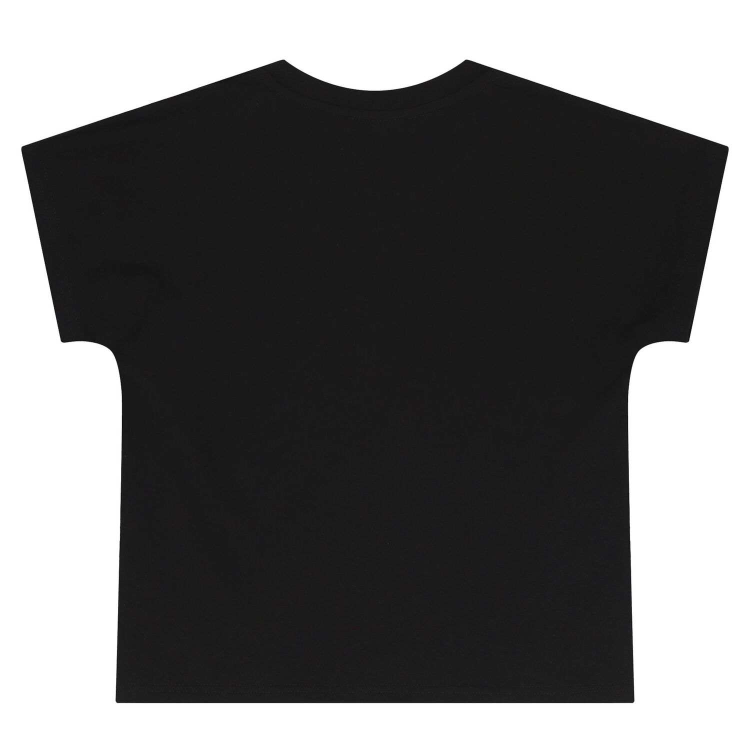 Girls Black Logo T-Shirt, 1, hi-res image number null