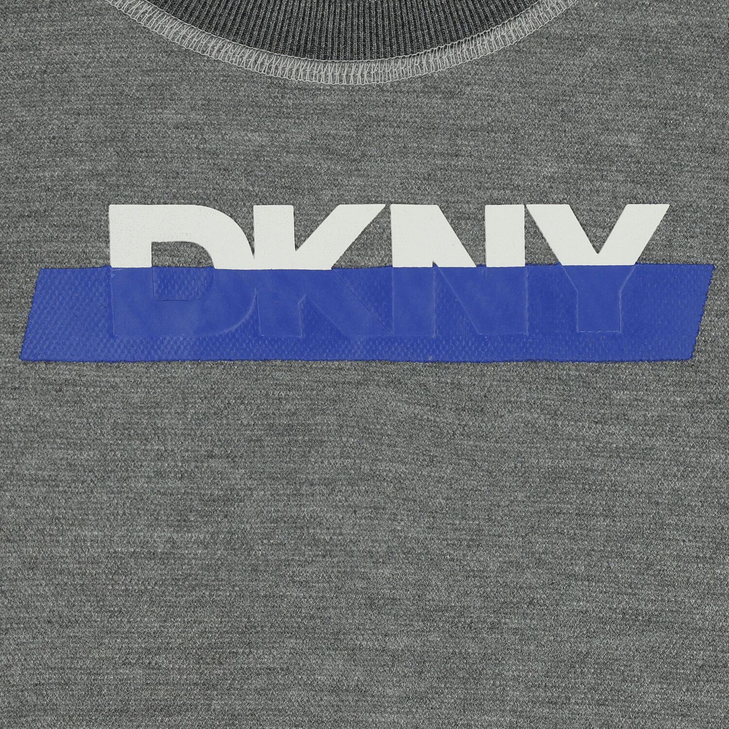 سويت شيرت اولاد قابل للعكس بالشعار باللون الرمادى, 1, hi-res