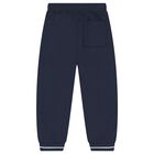 Boys Blue & Navy Blue Basketball Tracksuit, 1, hi-res