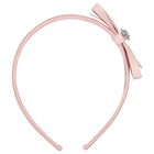 Girls Pink Bow Headband, 3, hi-res
