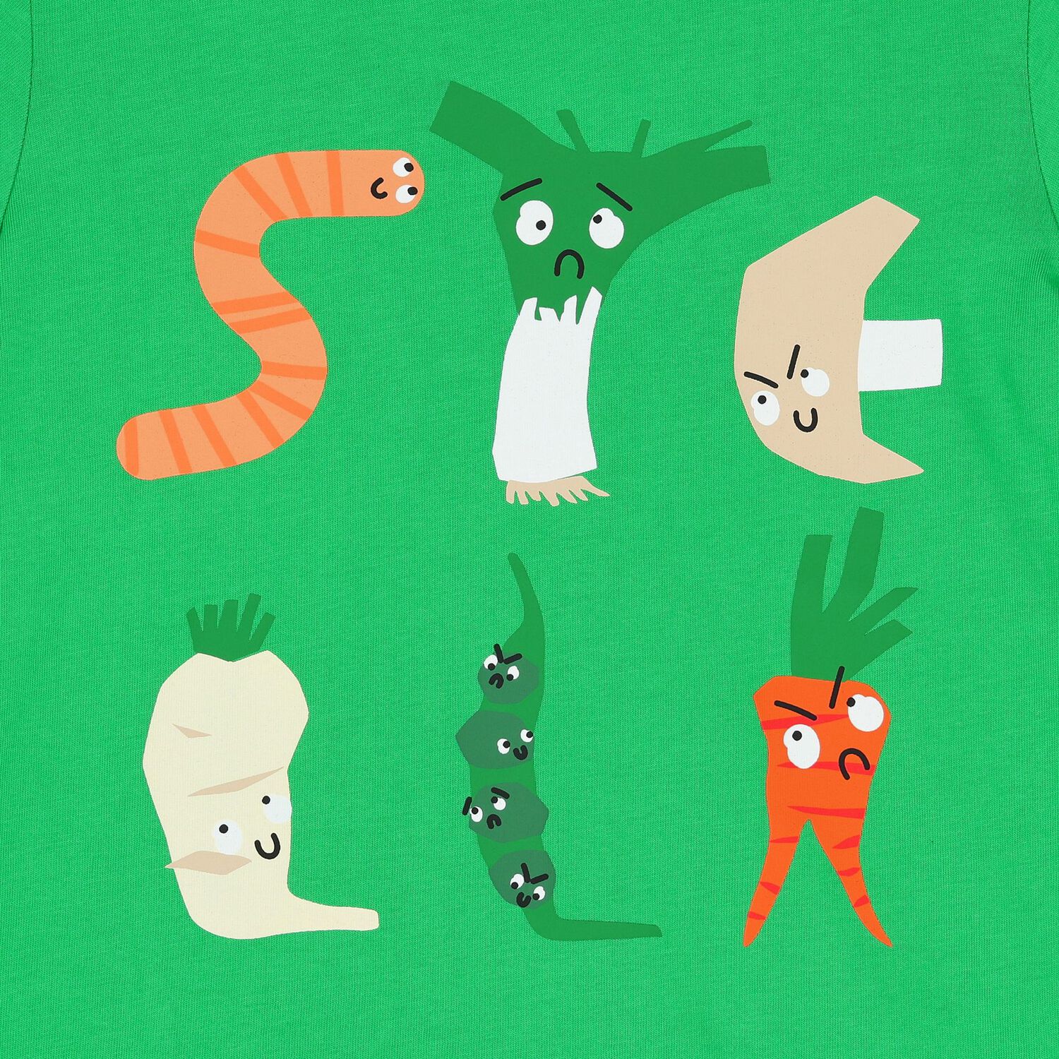 تشيرت أولاد بالشعار باللون الأخضر, 1, hi-res