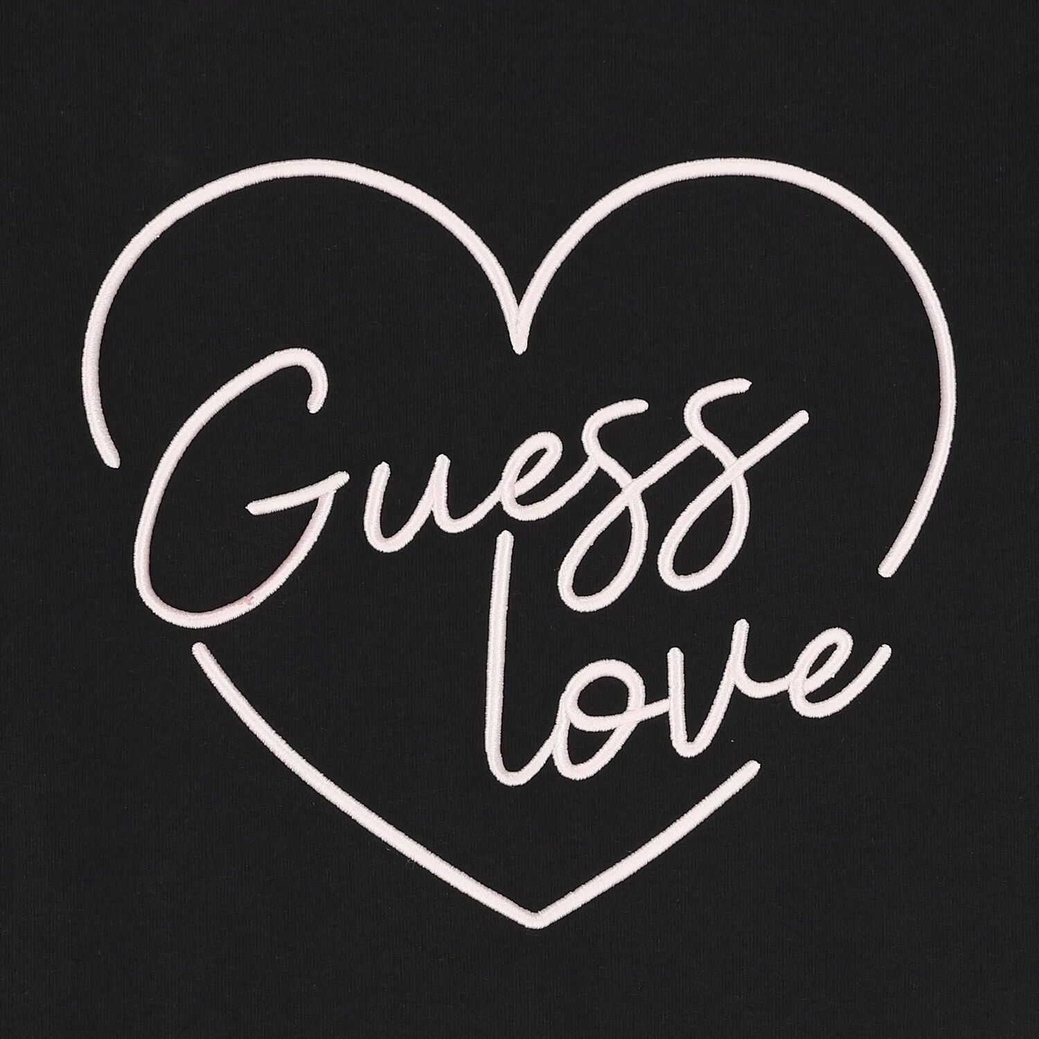 Girls Black Logo Heart Dress, 2, hi-res image number null