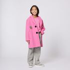 تي شيرت وردي بشعار للبنات, 1, hi-res