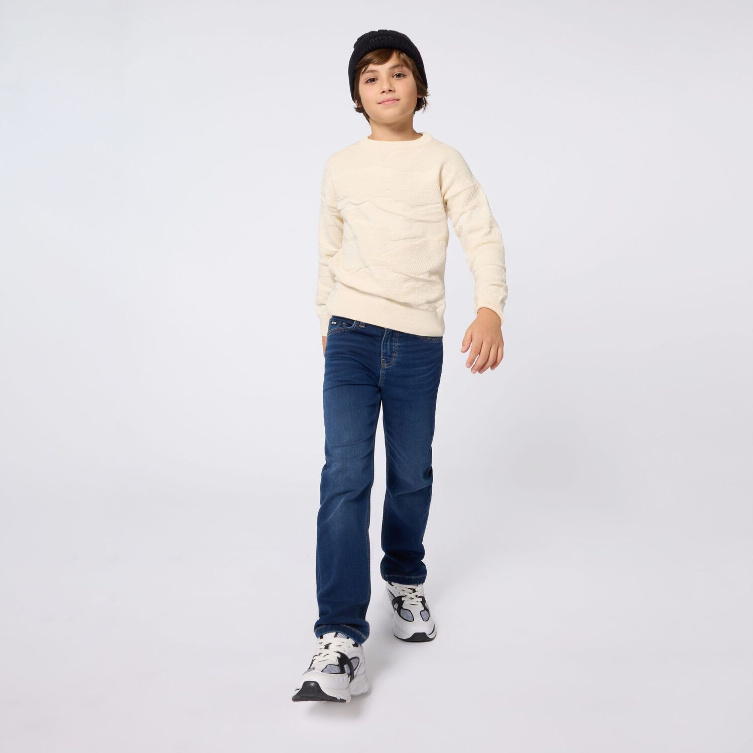 Boys Blue Denim Jeans, 1, hi-res image number null