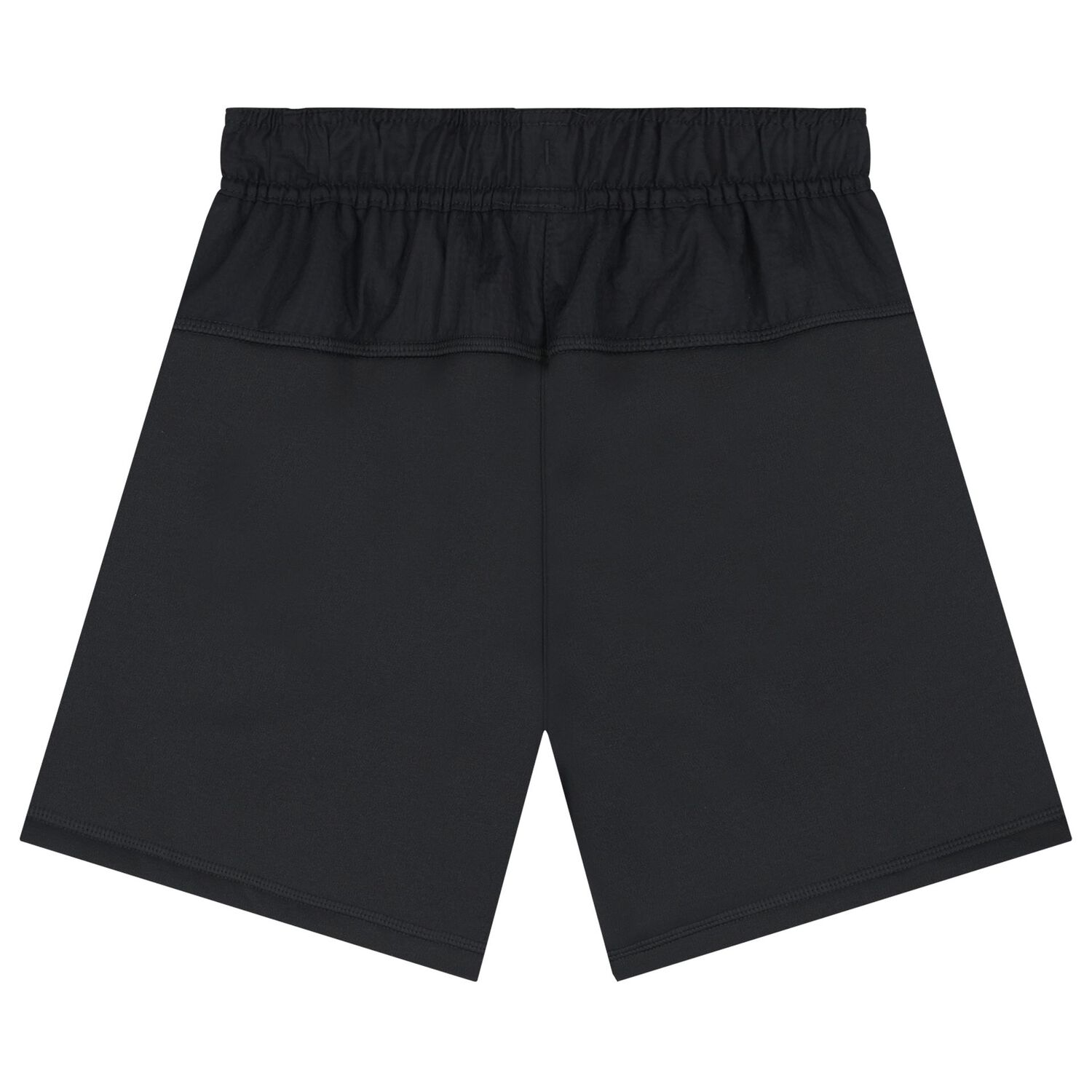 Boys Black Logo Shorts, 1, hi-res