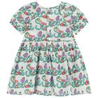 Younger Ivory & Green Logo Dress Set, 1, hi-res
