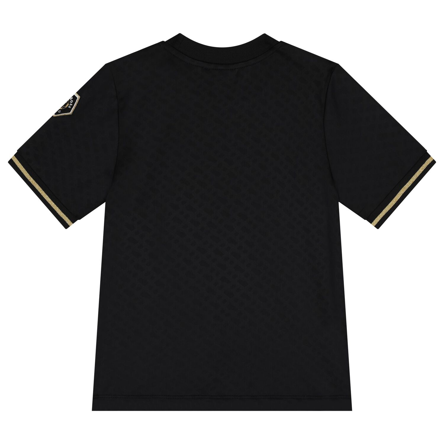 Boys Black Logo Football T-Shirt, 1, hi-res image number null