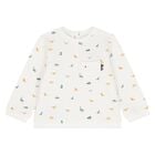 بدله رياضيه للاولاد باللون العاجى والاخضر ( 2 قطعه ) , 1, hi-res