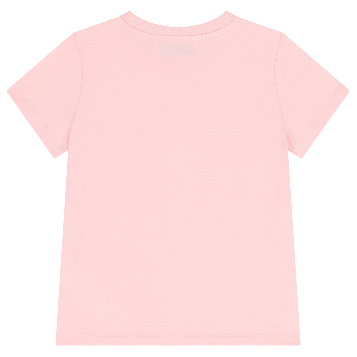 Girls Pink Teddy Bear Logo T-Shirt, 4, hi-res image number null