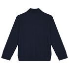 بدلة أولاد رياضية بالشعار باللون الكحلي, 2, hi-res