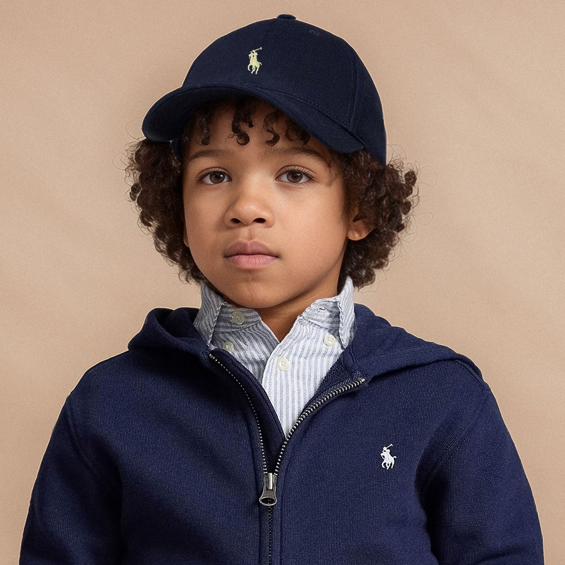 Ralph Lauren Boys Navy Blue Logo Cap Junior Couture UAE