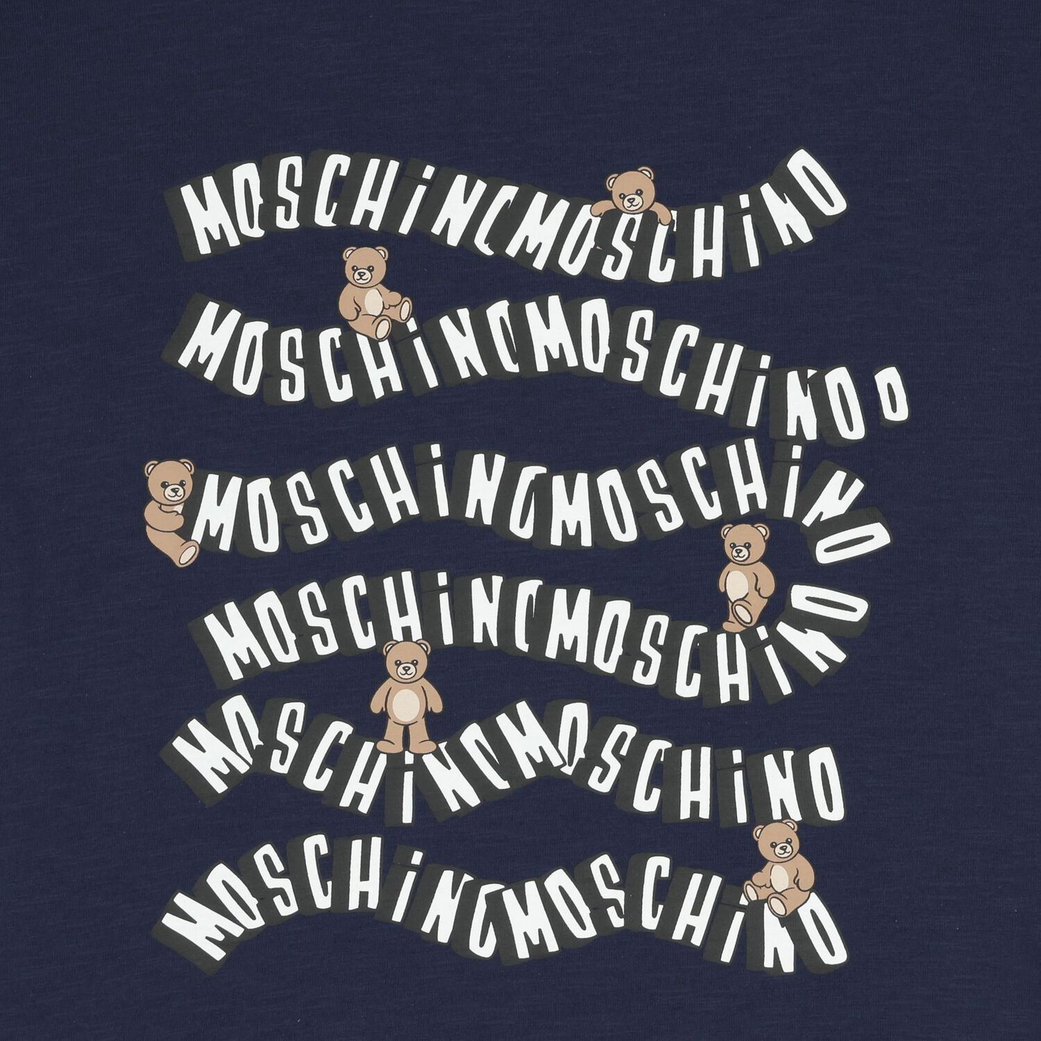 Navy Blue Teddy Bear Logo T-Shirt, 2, hi-res