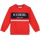 بدلة رياضية بالشعار باللون الاحمر والكحلى للاولاد, 1, hi-res