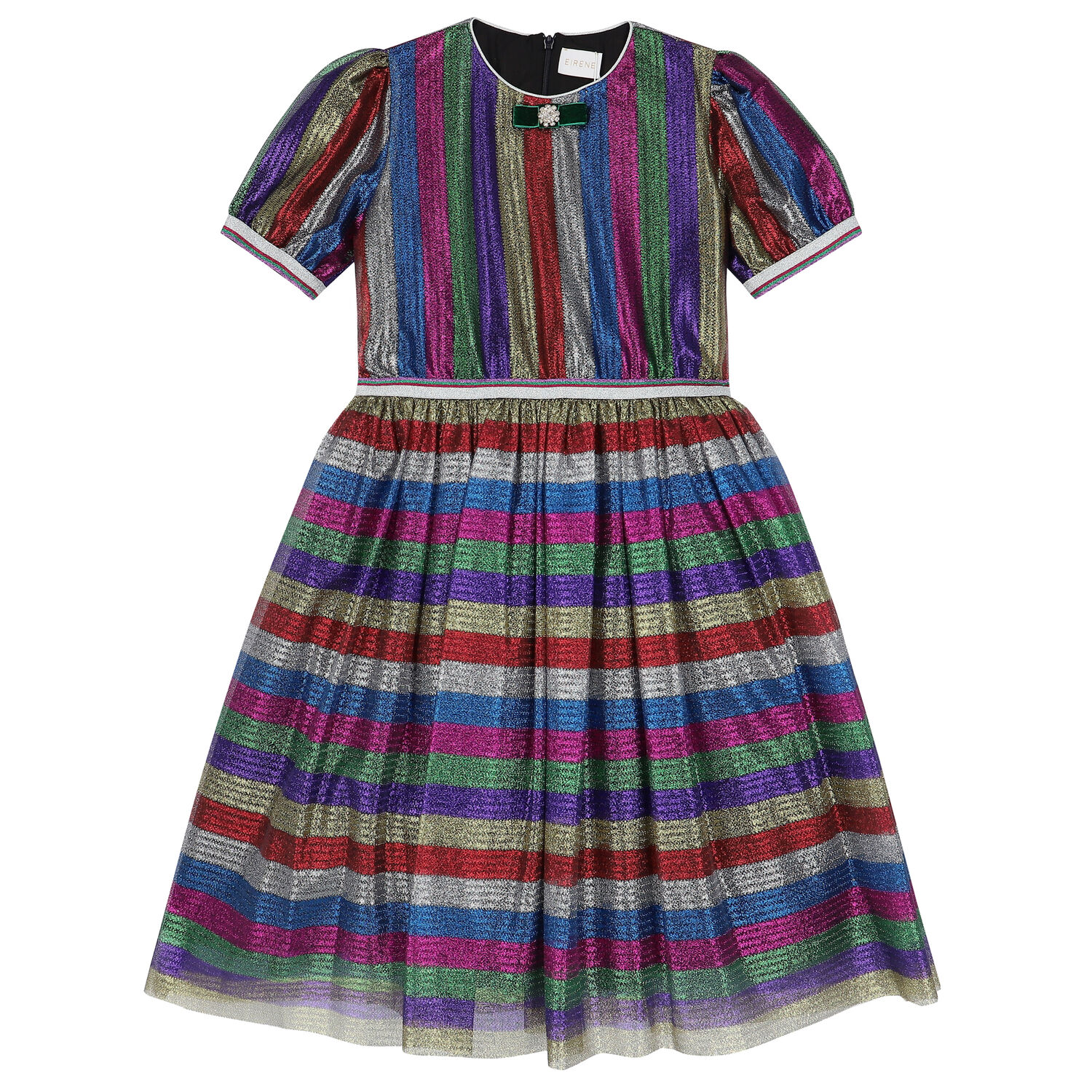 فستان تول وجليتر للعيد للبنات, 1, hi-res image number null