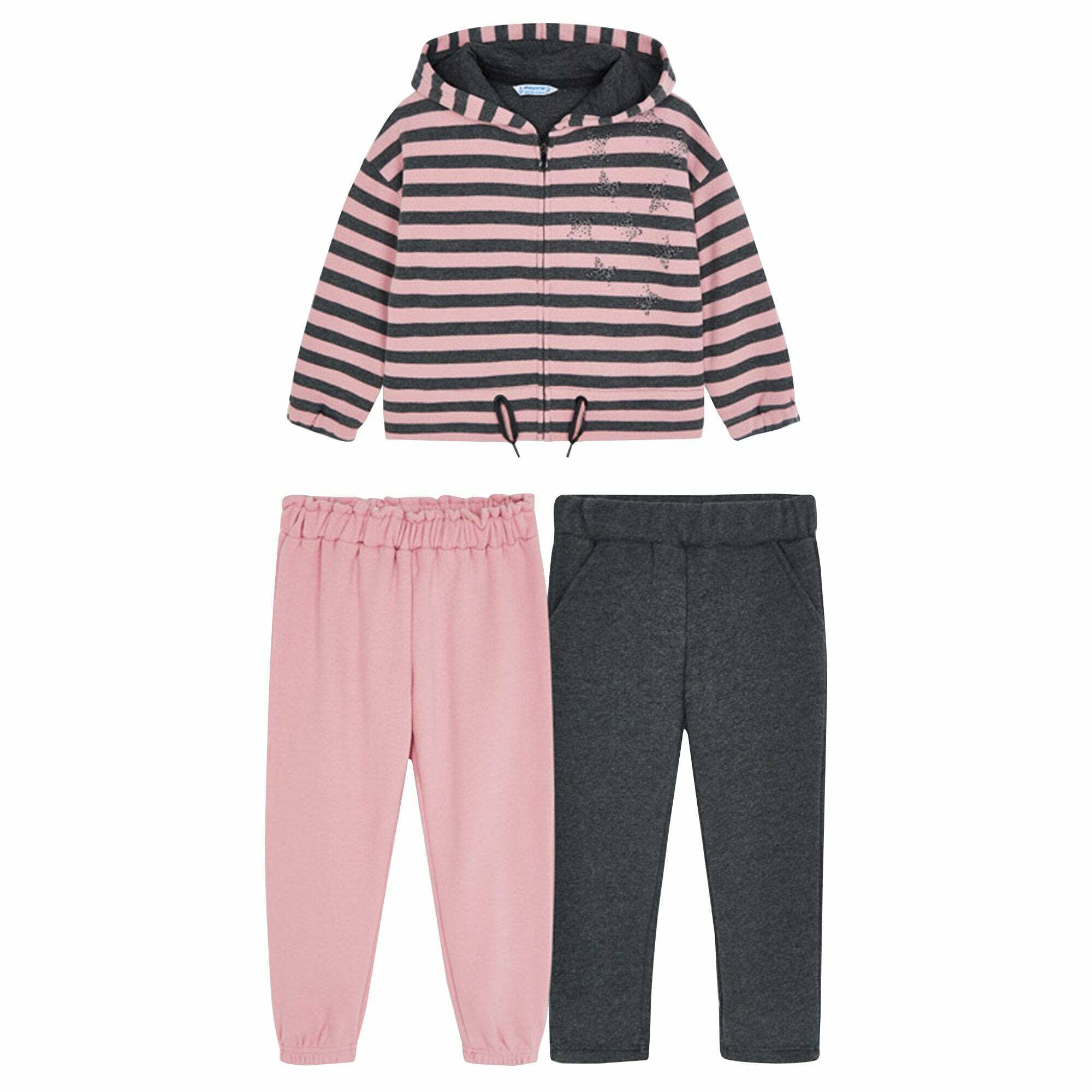 Pink grey tracksuit 2025