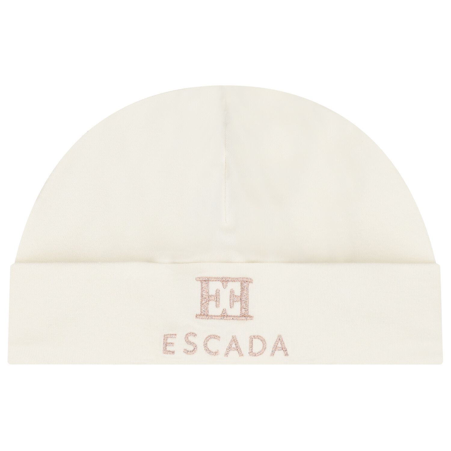 قبعة بالشعار باللون العاجي للبنات, 1, hi-res