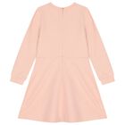 Girls Pink Logo Dress, 2, hi-res