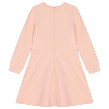 Girls Pink Logo Dress