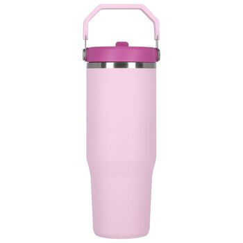 Girls Pink Ice Flow Flip Straw Tumbler