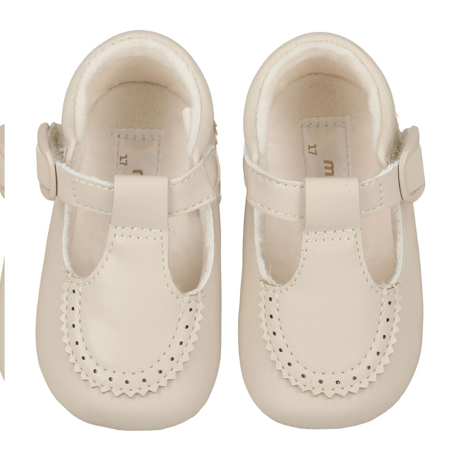 Baby Boys Ivory Pre Walker Shoes, 1, hi-res