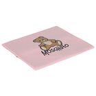 Baby Girls Pink Teddy Bear Logo Blanket, 2, hi-res
