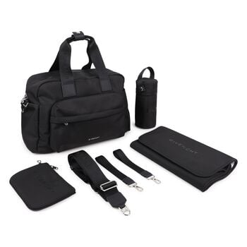 Black Logo Baby Changing Bag