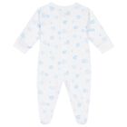 Baby Boys White & Blue Sheep Babygrow, 1, hi-res