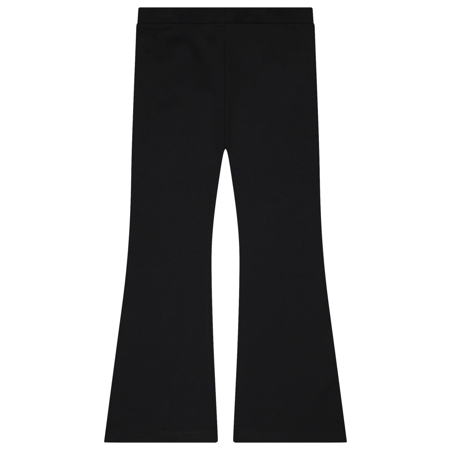 Girls Black Teddy Bear Trousers, 1, hi-res