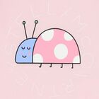 Younger Girls Pink Ladybird Logo T-Shirt, 1, hi-res