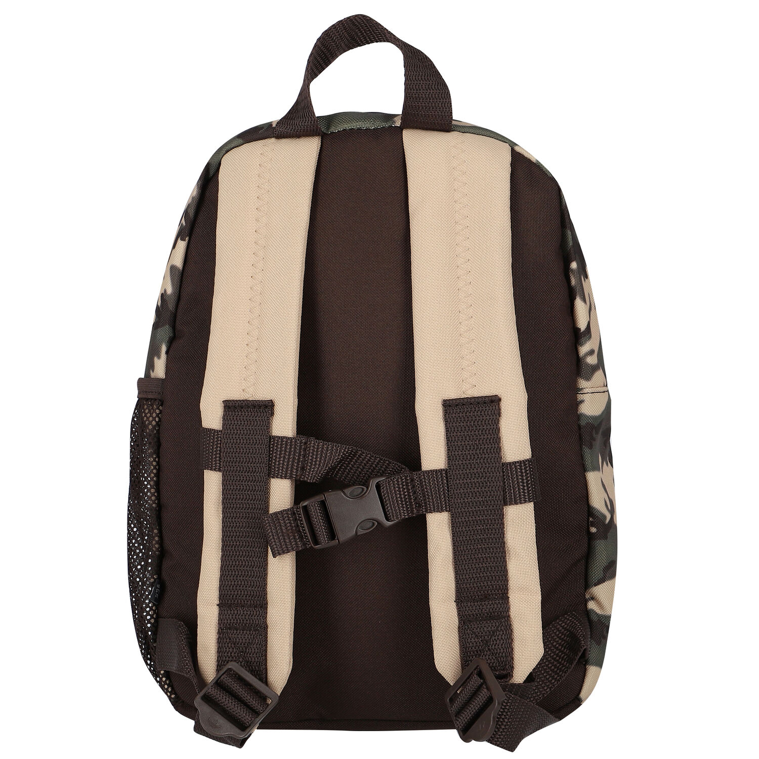 Khaki Green Camouflaged Logo Backpack 31CM, 1, hi-res image number null