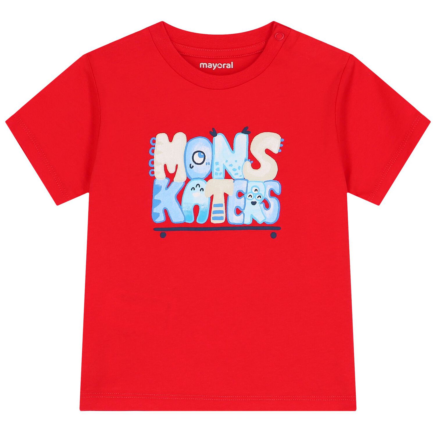 Younger Boys Red, Blue & Ivory Shorts Set, 1, hi-res