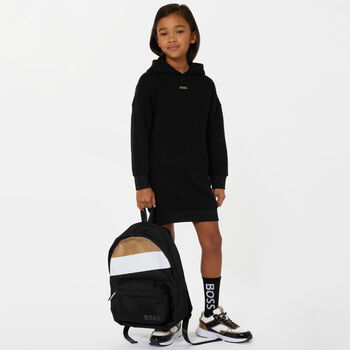 Black Logo Backpack