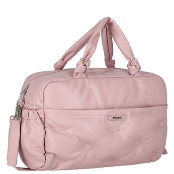 Pink Quilted Baby Changing Bag