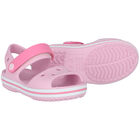 Pink Crocband Sandals, 1, hi-res