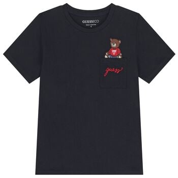 Navy Blue Teddy Bear T-Shirt
