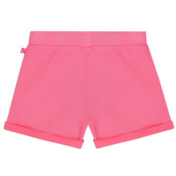 Girls Pink Glitters Shorts