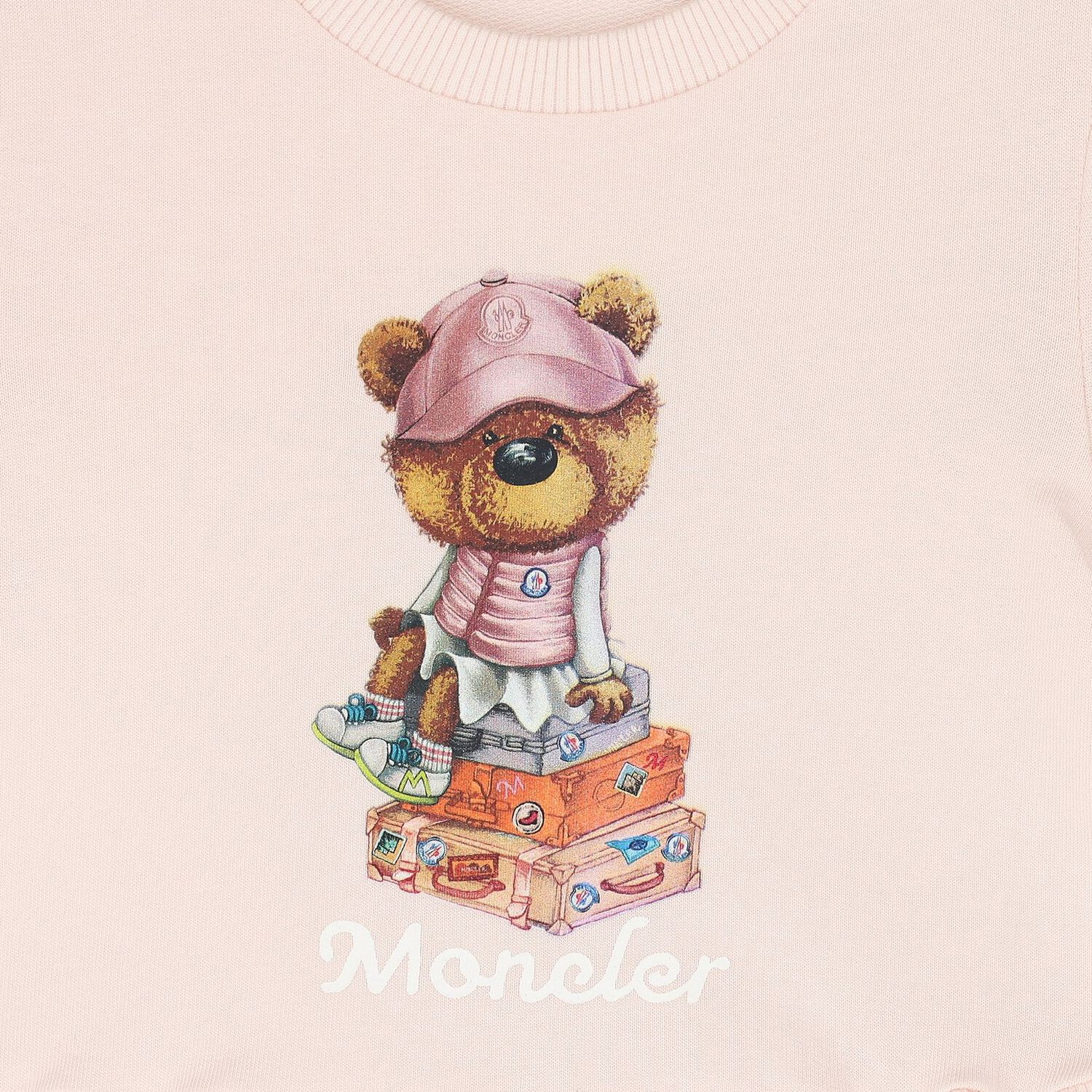Younger Girls Pink Teddy Bear Dress, 1, hi-res image number null