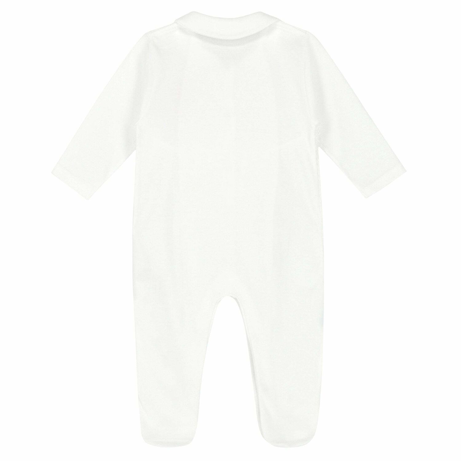 Baby Girls White Babygrow, 1, hi-res image number null