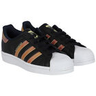 Black Iridescent Superstar Trainers, 1, hi-res