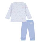 Younger Boys Blue Clouds Trousers Set, 1, hi-res