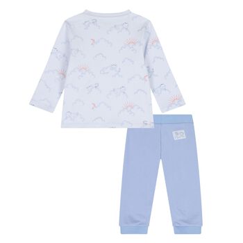 Younger Boys Blue Clouds Trousers Set