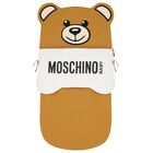 عش أطفال بشعار الدب تيدي باللون البيج, 1, hi-res